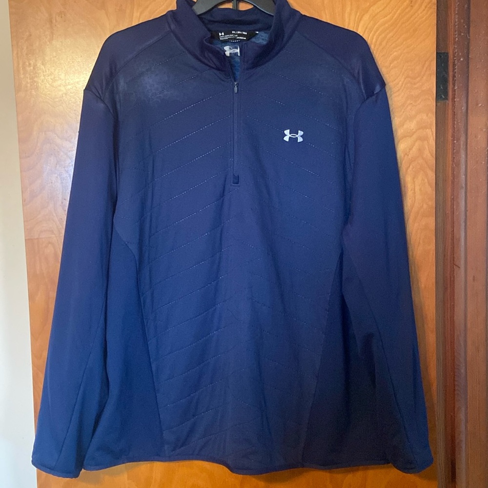 EUC Under Armour Loose Coldgear Navy Jacket